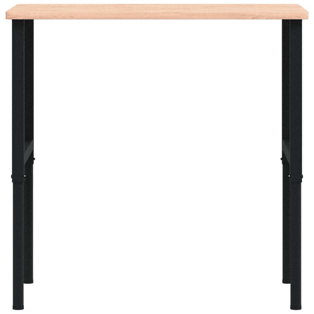 vidaXL Werkbank 100x60x(71,5-98) cm Massivholz Buche Rechteckig