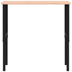 vidaXL Werkbank 100x60x(71,5-98) cm Massivholz Buche Rechteckig