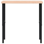 vidaXL Werkbank 100x60x(73-99,5) cm Massivholz Buche Rechteckig