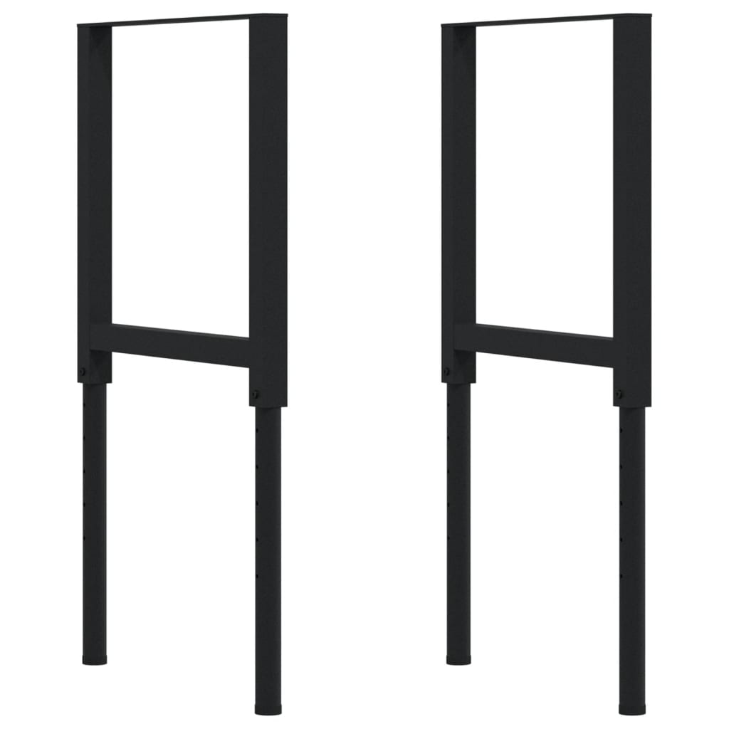 vidaXL Werkbank 100x60x(73-99,5) cm Massivholz Buche Rechteckig