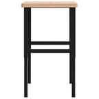 vidaXL Werkbank 100x60x(73-99,5) cm Massivholz Buche Rechteckig