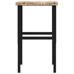 vidaXL Werkbank 80x60x(73-99,5) cm Massivholz Akazie Rechteckig