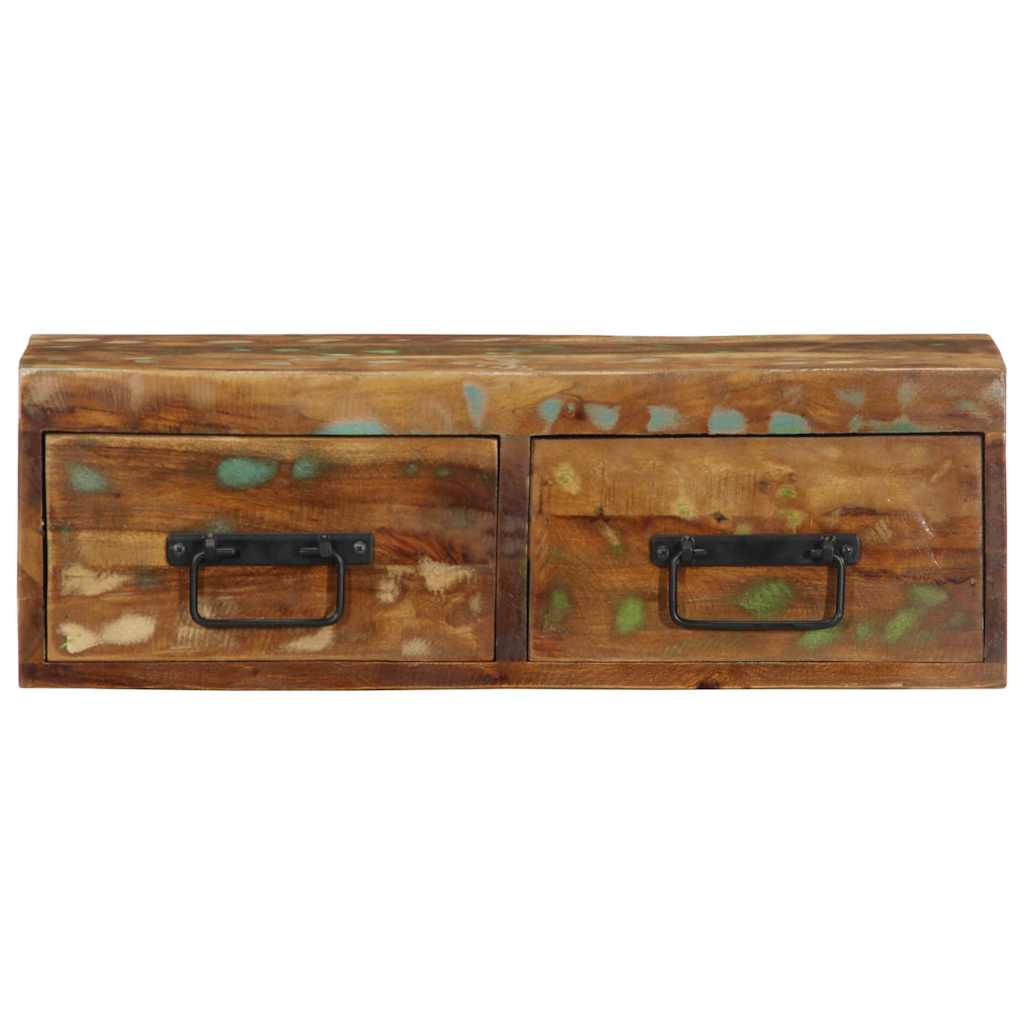 vidaXL TV-Wandschrank 60x30x19 cm Altholz Massiv