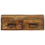 vidaXL TV-Wandschrank 60x30x19 cm Altholz Massiv