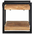 vidaXL Wandregal 70x33x35 cm Massivholz Akazie