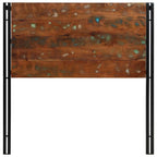 vidaXL Kopfteil 100 cm Altholz Massivholz und Eisen