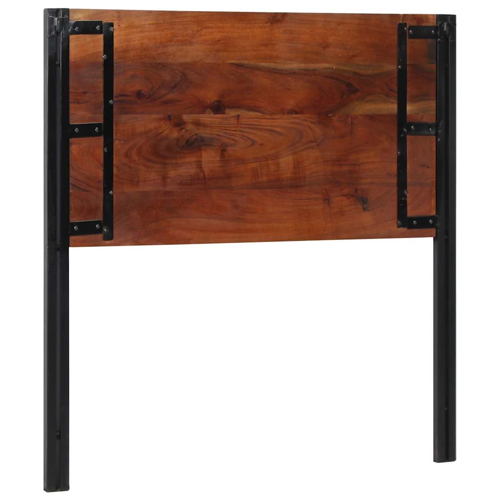 vidaXL Kopfteil 100 cm Altholz Massivholz und Eisen