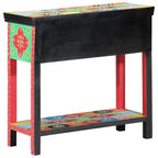 vidaXL Konsolentisch mit Schubladen Mehrfarbig 80 x 35 x 76 cm