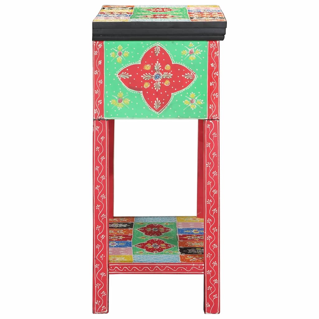 vidaXL Konsolentisch mit Schubladen Mehrfarbig 80 x 35 x 76 cm