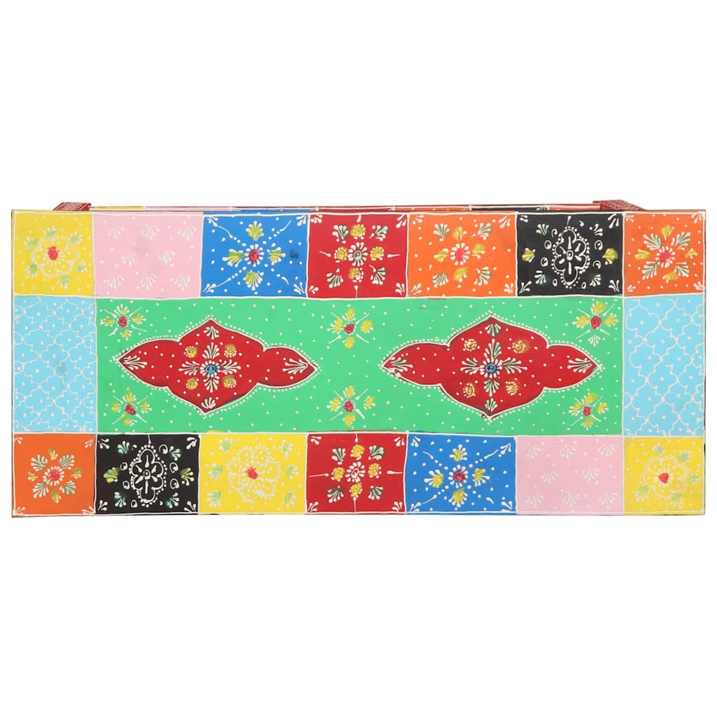 vidaXL Konsolentisch mit Schubladen Mehrfarbig 80 x 35 x 76 cm
