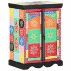 vidaXL Konsolentisch mit Regal mit Speicher Mehrfarbig 50 x 30 x 70 cm