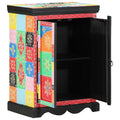 vidaXL Konsolentisch mit Regal mit Speicher Mehrfarbig 50 x 30 x 70 cm