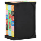vidaXL Konsolentisch mit Regal mit Speicher Mehrfarbig 50 x 30 x 70 cm