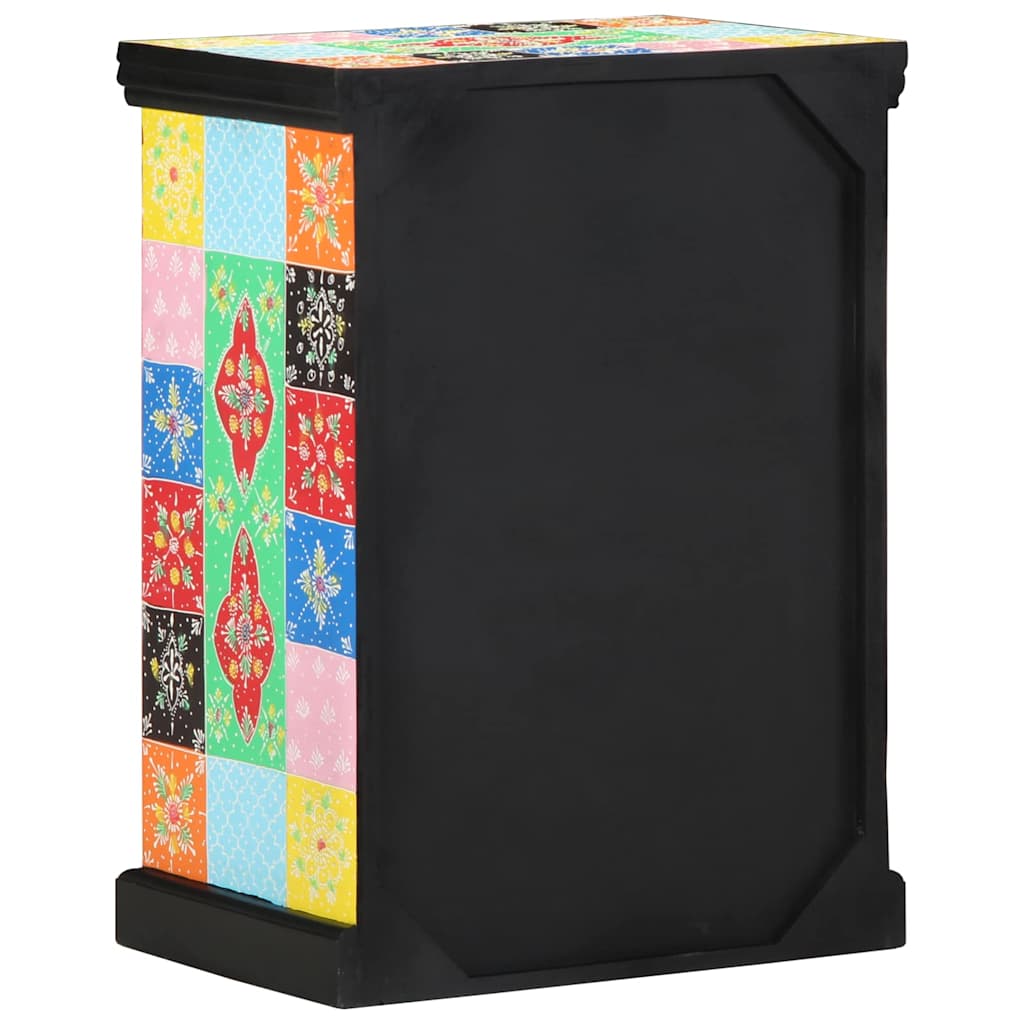 vidaXL Konsolentisch mit Regal mit Speicher Mehrfarbig 50 x 30 x 70 cm