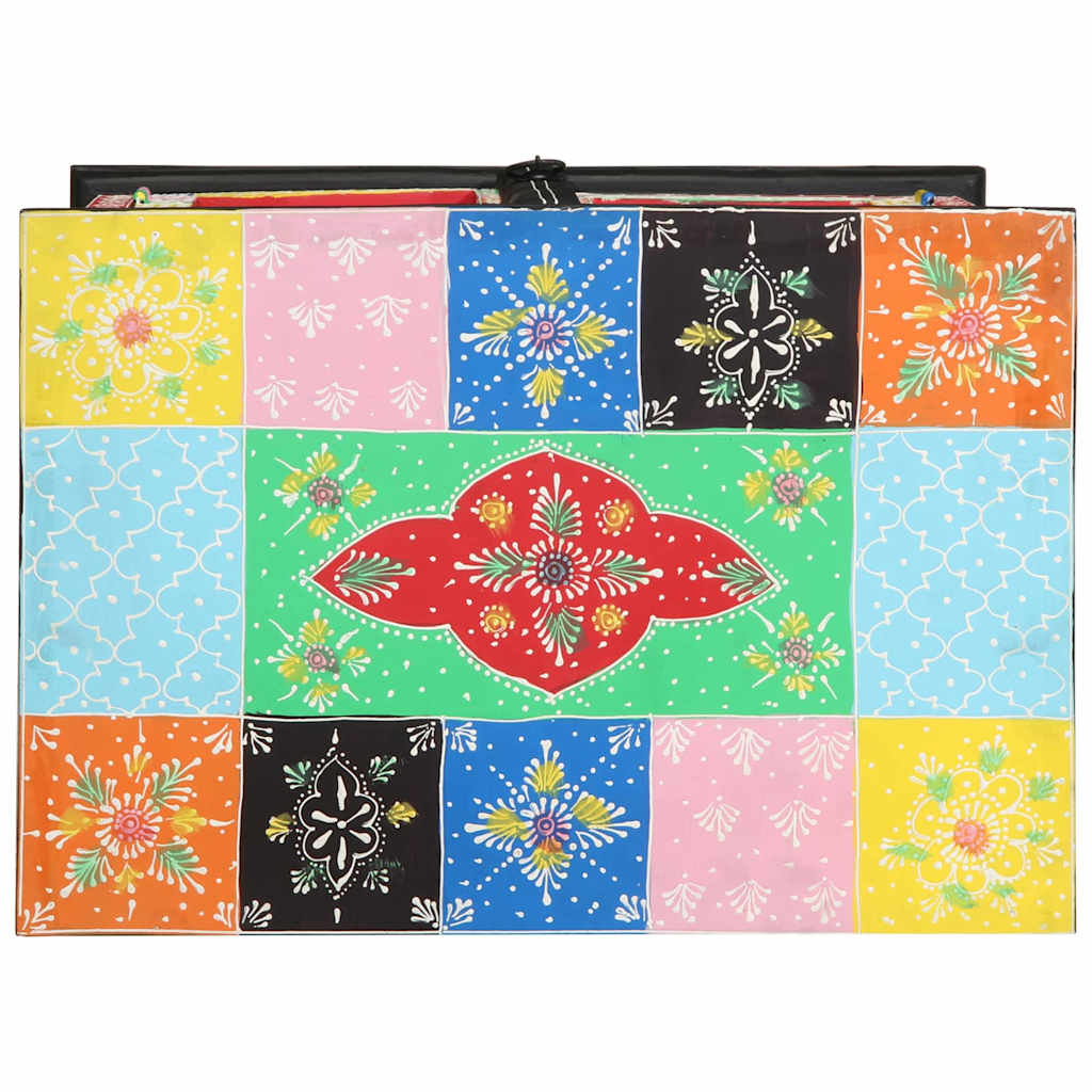 vidaXL Konsolentisch mit Regal mit Speicher Mehrfarbig 50 x 30 x 70 cm