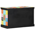 vidaXL TV-Schränk Mehrfarbig 80 x 35 x 50 cm Massivholz Mango