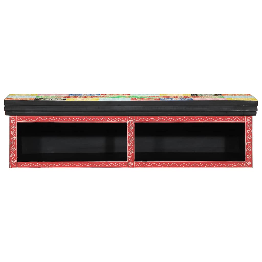 vidaXL TV-Schränk mit Regal Mehrfarbig 80 x 30 x 22 cm Holzwerkstoff