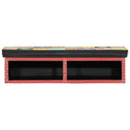 vidaXL TV-Schränk mit Regal Mehrfarbig 80 x 30 x 22 cm Holzwerkstoff