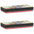 vidaXL Wandregale Mehrfarbig 40 x 20 x 6 cm Massivholz Mango