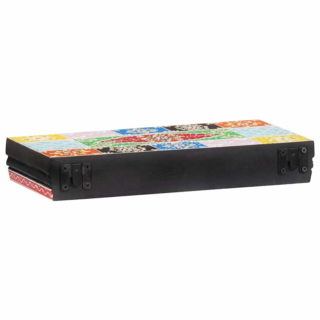 vidaXL Wandregale Mehrfarbig 40 x 20 x 6 cm Massivholz Mango