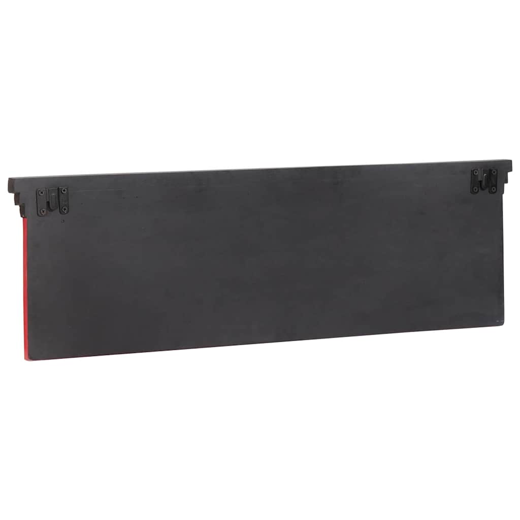 vidaXL Garderobenständer Schwarz 80 x 25 x 2 cm Massivholz Mango