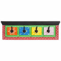vidaXL Garderobenständer Schwarz 80 x 25 x 2 cm Massivholz Mango