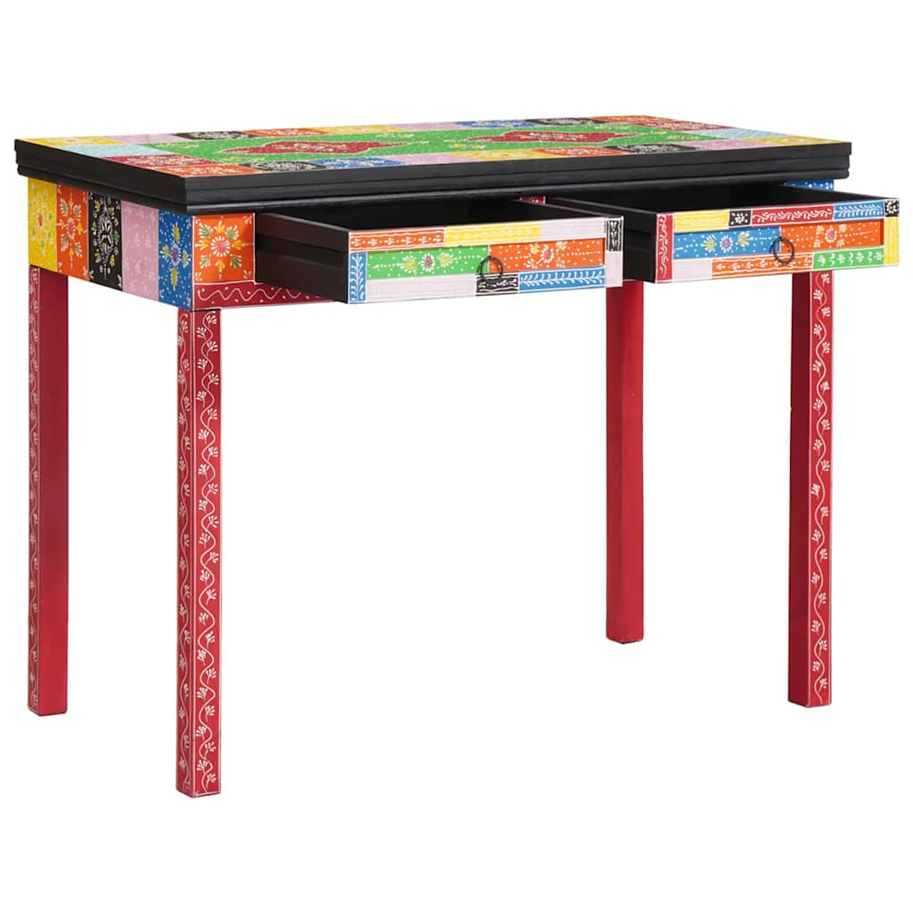 vidaXL Schreibtisch mit Schubladen Mehrfarbig 100 x 50 x 77 cm