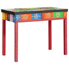 vidaXL Schreibtisch mit Schubladen Mehrfarbig 100 x 50 x 77 cm