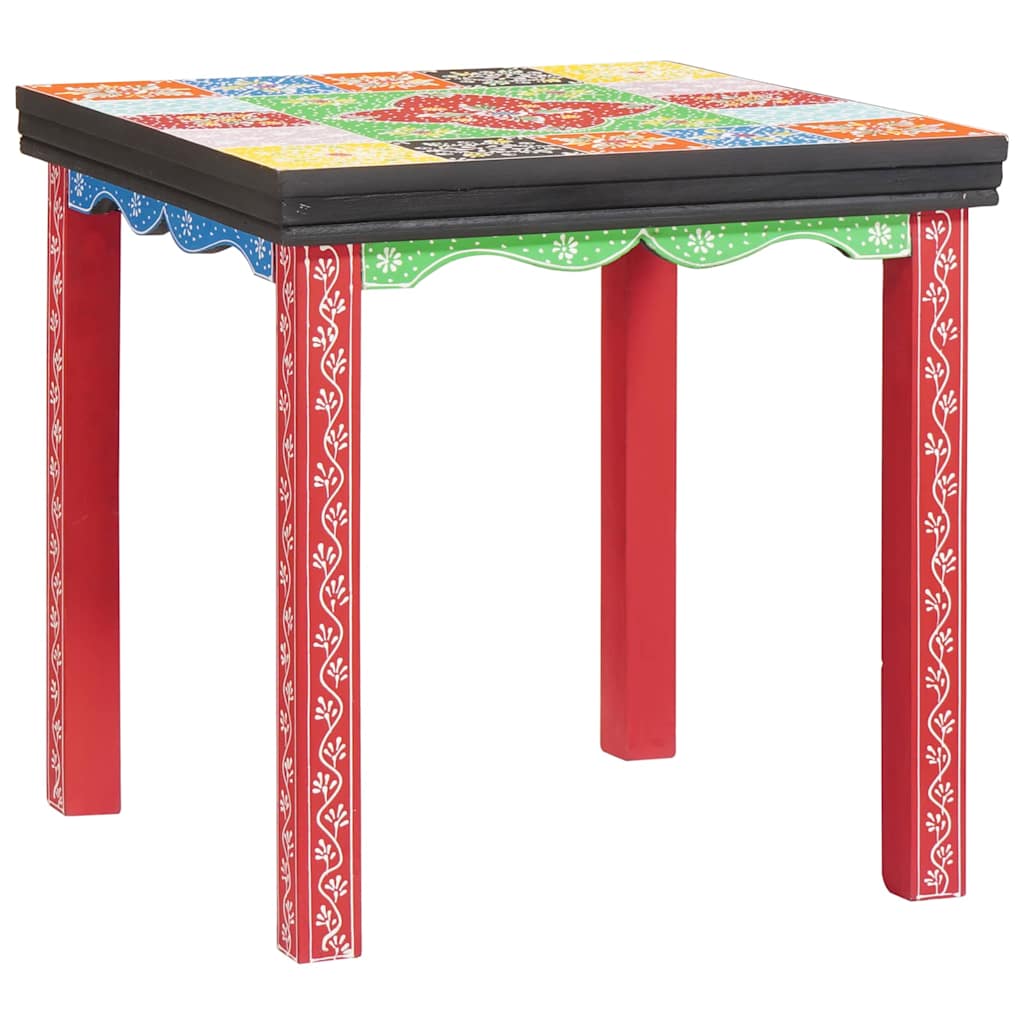 vidaXL Quadratischer Tisch 3 pcs Mehrfarbig