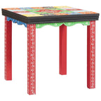 vidaXL Quadratischer Tisch 3 pcs Mehrfarbig