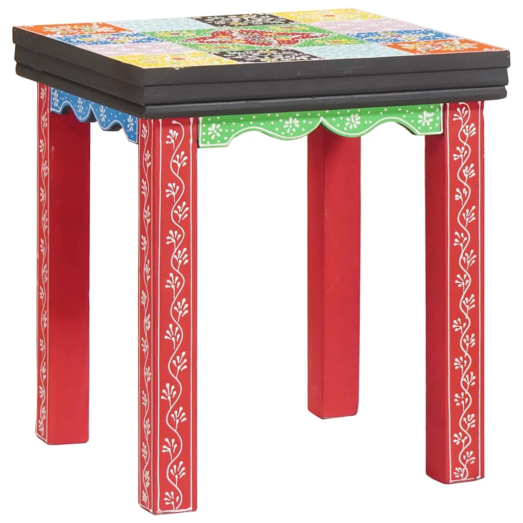 vidaXL Quadratischer Tisch 3 pcs Mehrfarbig