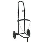 vidaXL Handwagen Schwarz und Rot 49 x 49 x 101 cm Stahl