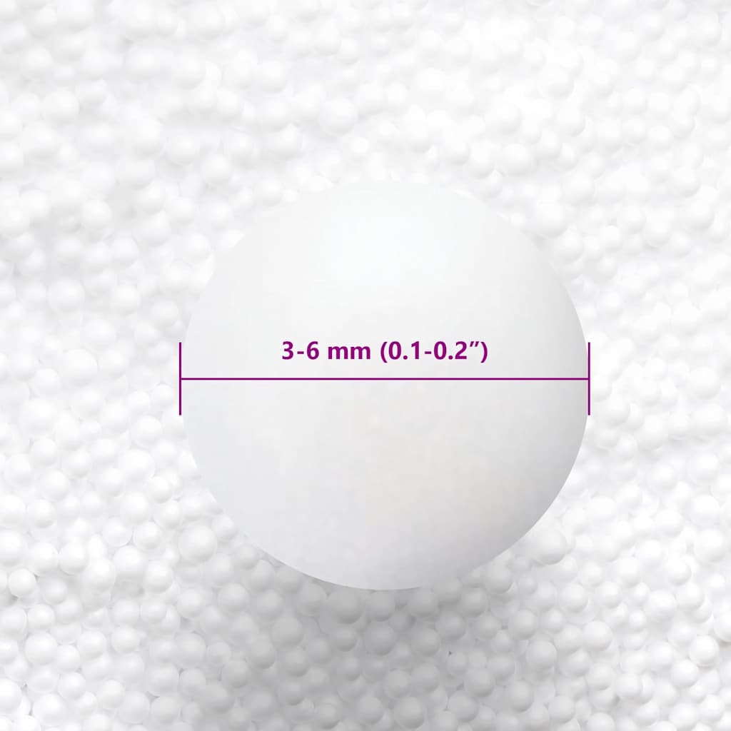 vidaXL Sitzsackfüllung EPS 50 L Weiß 10 kg/m³