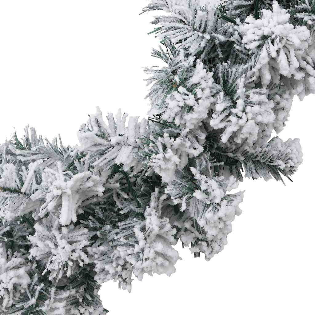 vidaXL Weihnachtsgirlande mit LED-Leuchten Grün 10 m PVC