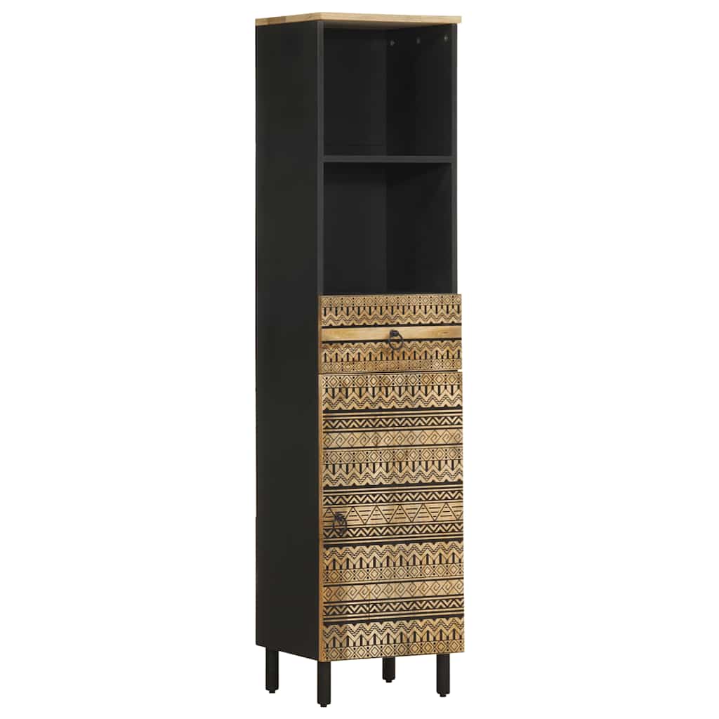 vidaXL 5-tlg. Badmöbel-Set Massivholz Mango