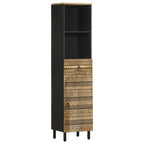 vidaXL 5-tlg. Badmöbel-Set Massivholz Mango
