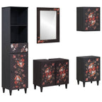 vidaXL Badezimmerschrank-Set mit Schubladen 5 pcs Massivholz Mango