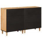 vidaXL Stauraumschränke 2 pcs Braun 60 x 33,5 x 75 cm Massivholz Mango