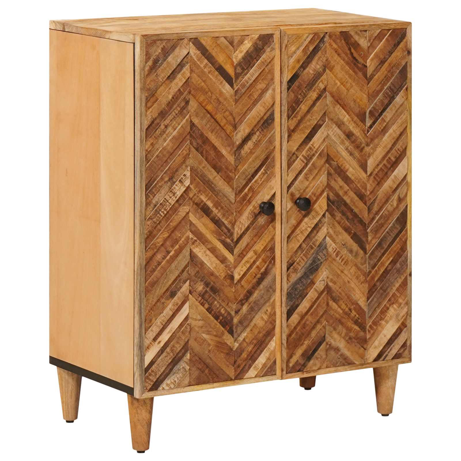vidaXL Stauraumschränke 3 pcs Braun 60 x 33,5 x 75 cm Massivholz Mango