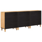 vidaXL Stauraumschränke 3 pcs Braun 60 x 33,5 x 75 cm Massivholz Mango