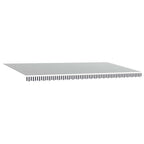 vidaXL Markise Automatisch Einziehbar Anthrazit und Weiß 600x300 cm