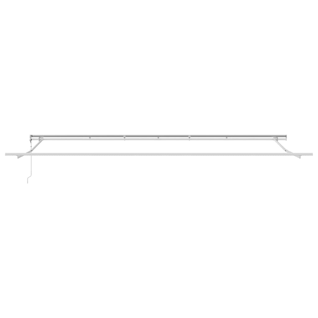 vidaXL Markise Automatisch Einziehbar Anthrazit und Weiß 600x300 cm