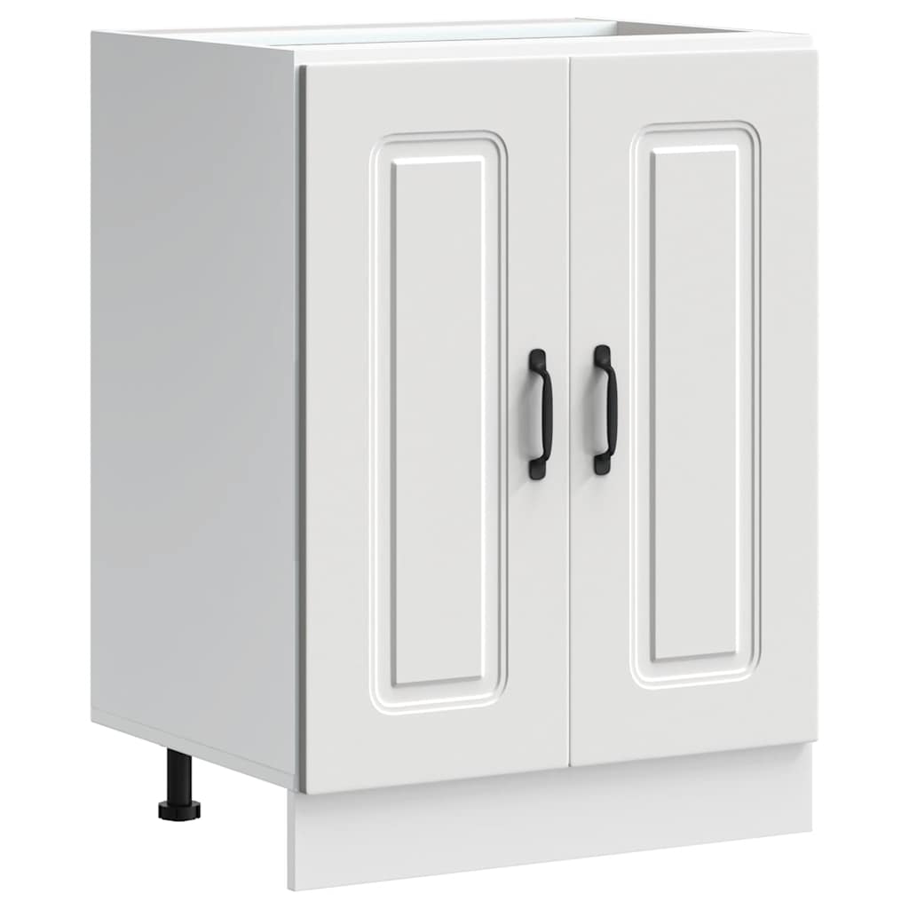 vidaXL Spülenunterschrank Kalmar Weiß 60x46x81,5 cm Holzwerkstoff