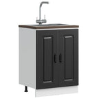 vidaXL Spülenunterschrank Kalmar Weiß 60x46x81,5 cm Holzwerkstoff