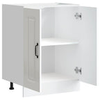vidaXL Spülenunterschrank Kalmar Hochglanz-Weiß 60x46x81,5 cm