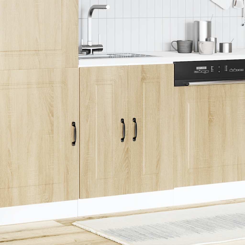 vidaXL Spülenunterschrank Kalmar Sonoma-Eiche 60x46x81,5 cm