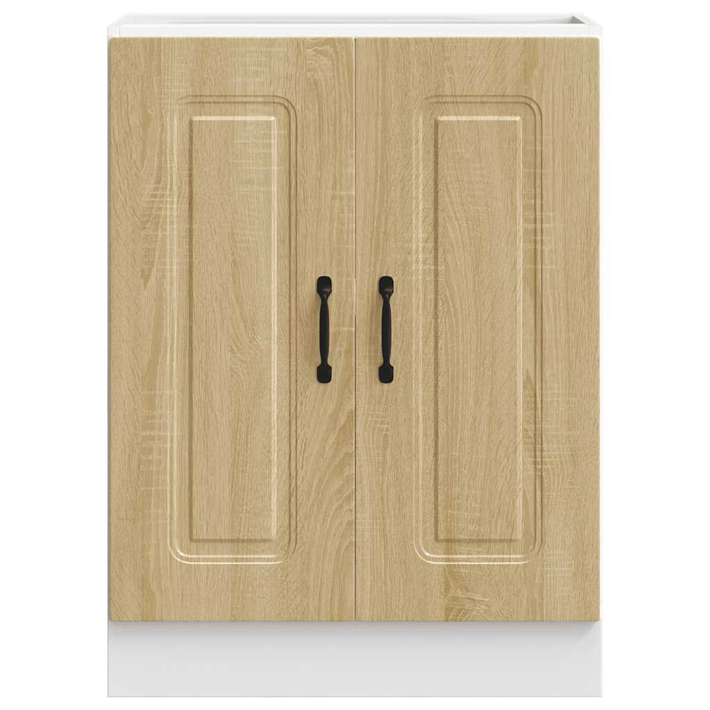 vidaXL Spülenunterschrank Kalmar Sonoma-Eiche 60x46x81,5 cm