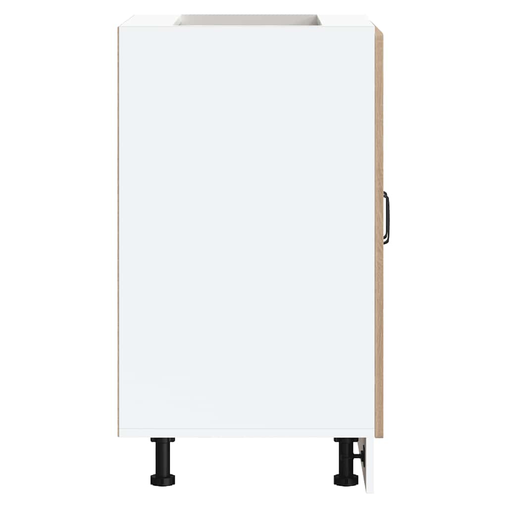 vidaXL Spülenunterschrank Kalmar Sonoma-Eiche 60x46x81,5 cm