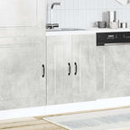 vidaXL Spülenunterschrank Kalmar Betongrau 60x46x81,5 cm Holzwerkstoff