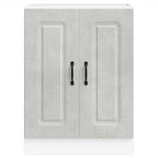 vidaXL Spülenunterschrank Kalmar Betongrau 60x46x81,5 cm Holzwerkstoff